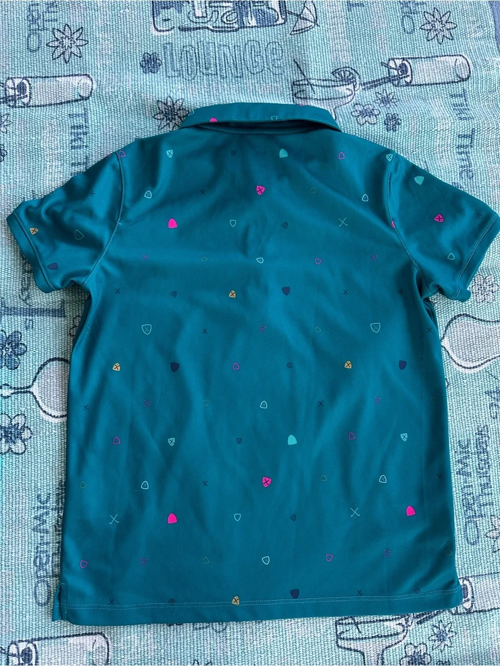 Nike Girls' Short-Sleeve Polo Shirt Bundle 2 - Teal and Aqua